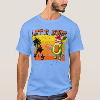 Funny Surfing and Avocado Älskare TShirt Classic T Shirt