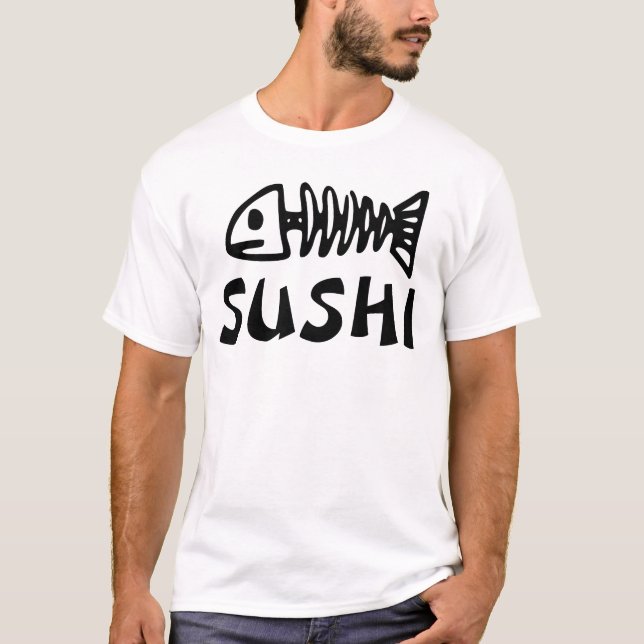 FUNNY SUSHI FISH T-shirts (Framsida)