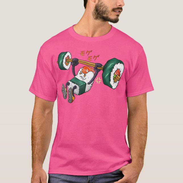 Funny Sushi Weight Lyfts Gym Fitness Manar Women K T Shirt (Framsida)