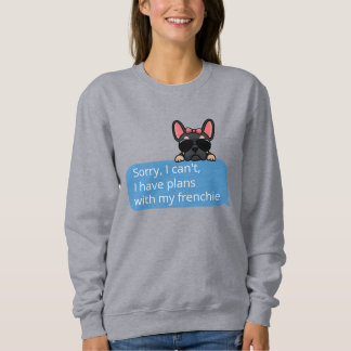 Funny Svart och Tan Frenchie-textmeddelande T Shirt