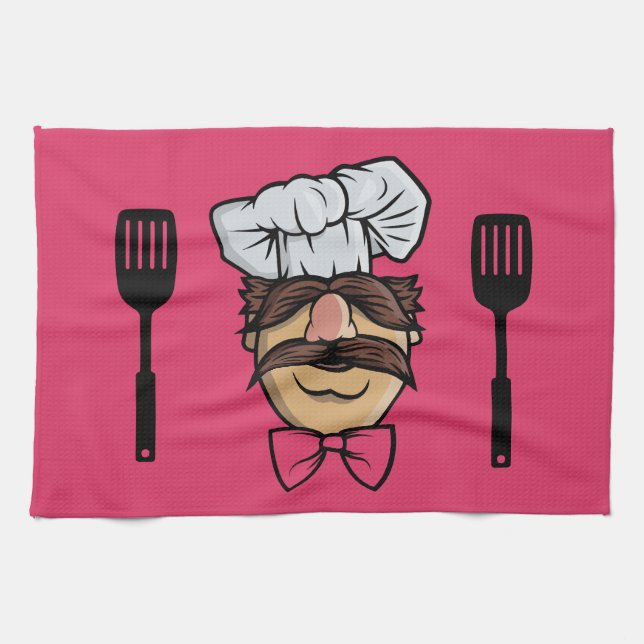 Funny svensk Chef Kökshandduk (Horisontell)