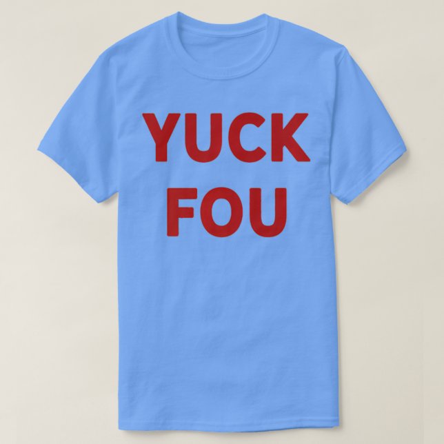 Funny Swear Ord Curse Joke Yuck Fou Premium T Shirt (Design framsida)