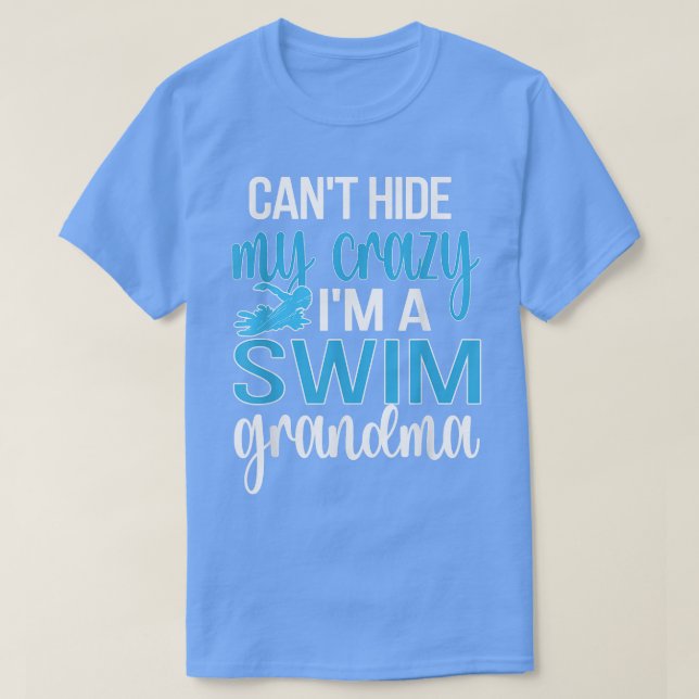 Funny Swim Grandma Of A Swimmer Swimming Grandma  T Shirt (Design framsida)