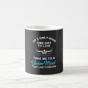 Funny Swimming-gåvor Kaffemugg