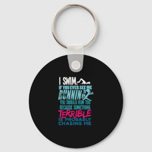 Funny Swimming Gift A Swimmer Nyckelring