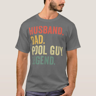 Funny Swimming Make Pappa Bassäng Guy Legend Vinta T Shirt