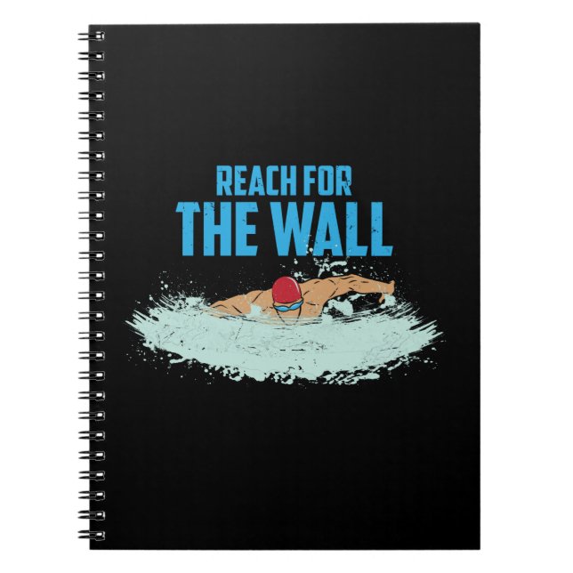 Funny Swimming Quote Swimmer Gift Anteckningsbok (Framsidan)
