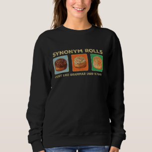 Funny synonym Rolls Joke Cinnamon Rolls Grammar Pu T Shirt