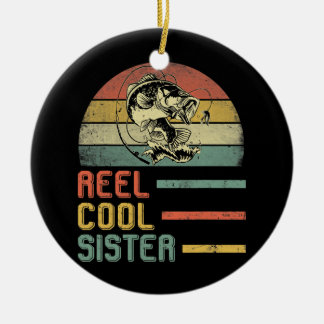 Funny syster Fiskare Mamma Mamma Fars dag Julgransprydnad Keramik