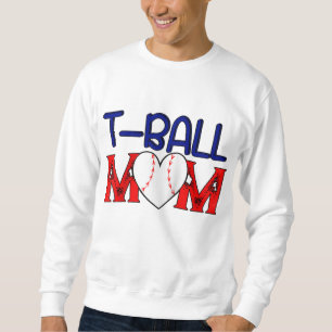 Funny T-boll Mamma Mor, Dayball Mamma Game fläkt Lång Ärmad Tröja