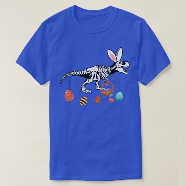 Funny T Re Easter Skeleton Bunny Basket Egg Hunt E Shirt (Design framsida)