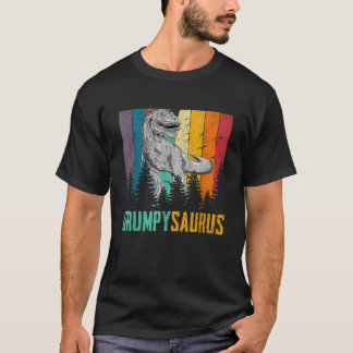 Funny T Rex Dinosaur Grumpy Saurus Family Far Shirt