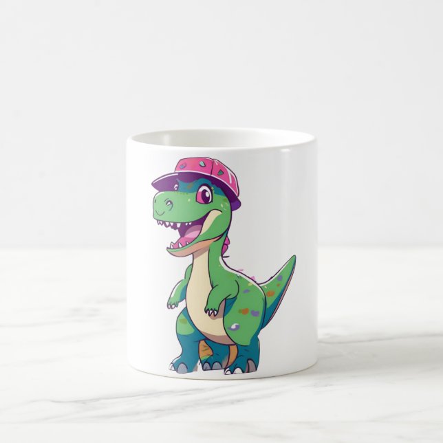 Funny T-Rex Dinosaur Mugg (Center)