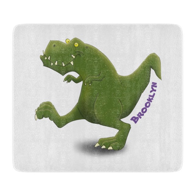 Funny T rex dinosaur tecknad humor (Framsidan)