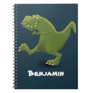 Funny T rex dinosaur tecknad humor Anteckningsbok