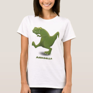 Funny T rex dinosaur tecknad humor T Shirt