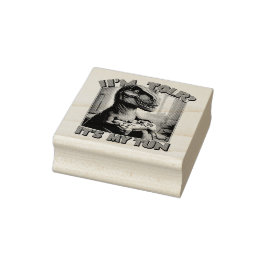 Funny T-Rex Gamer Quote Design Stämpel