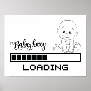 Funny T-shirt Infant Gravid Child Mor, 1/2 Poster