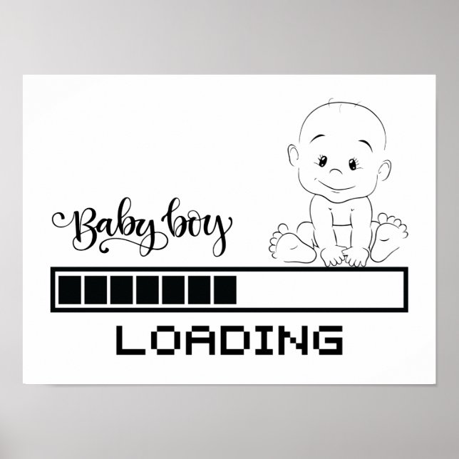 Funny T-shirt Infant Gravid Child Mor, 1/2 Poster (Framsidan)
