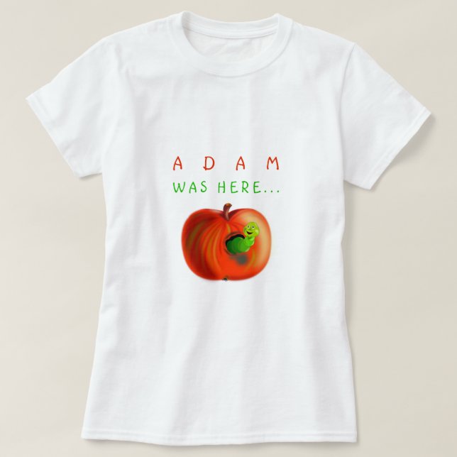 Funny T-Shirt with Paradise Apple - Anpassade (Design framsida)