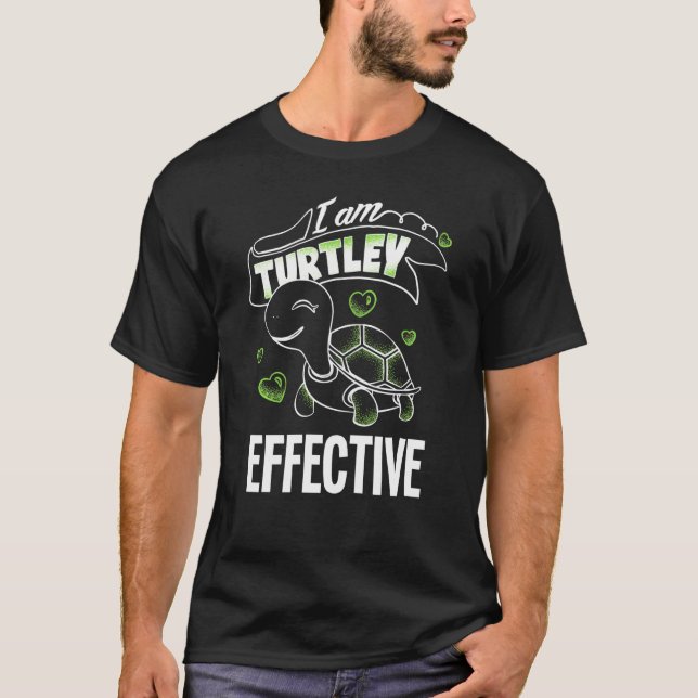 Funny T Totally Fantastisk Turtley Distinguzed Shirt (Framsida)