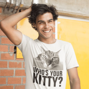 FUNNy tabby katt T-SHIRT, som är din kattunge T Shirt