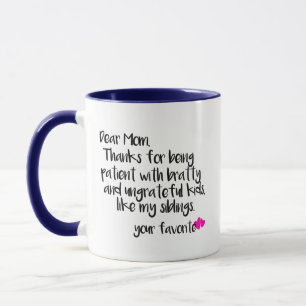 Funny Tack Mamma Meme Mors dag Gift-kaffe Mugg