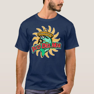 Funny Taco del Mar Design T Shirt