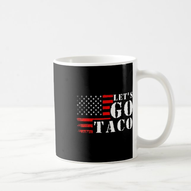 Funny Taco Låt oss Go Taco Kaffemugg (Höger)