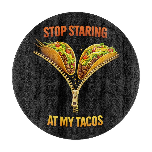 Funny Taco Lover Stop Staring (Framsidan)