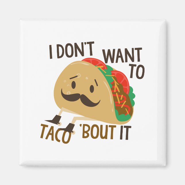 Funny Taco Magnet (Framsidan)