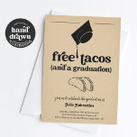 Funny Taco Studentfest Inbjudningar<br><div class="desc">Fri Tacos (och studenten). Njut av en inbjudan från roligt studenten som sätter strålkastarljuset på.. tacos! Artwork är hand plockade.</div>