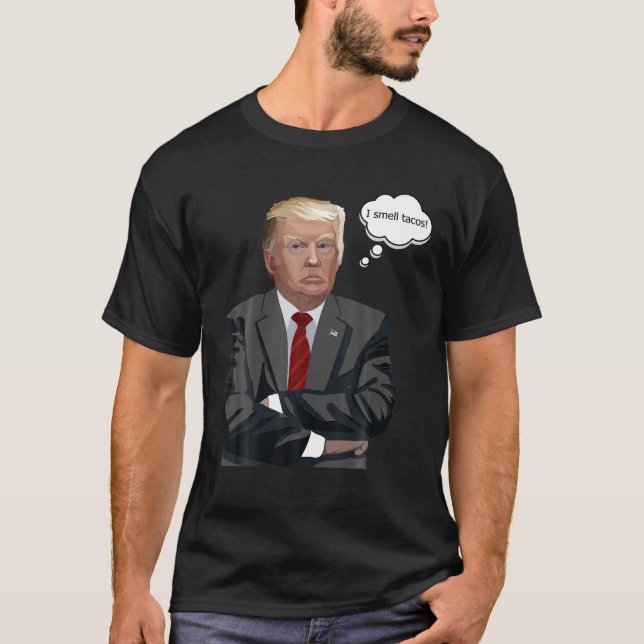 Funny Taco Trump T Shirt (Framsida)