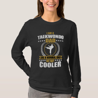 Funny Tae Kwon Do Fighter Pappa Taekwondo För mana T Shirt