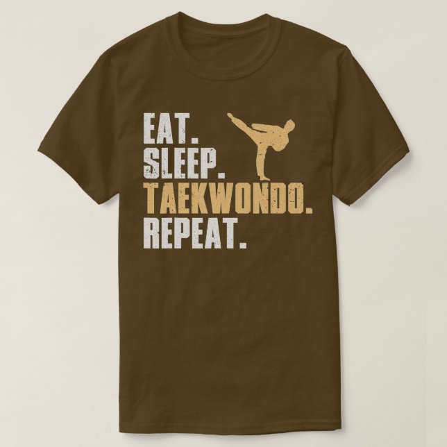 Funny Taekwondo Design för Boys Girls Tae Kwon Do T Shirt (Design framsida)