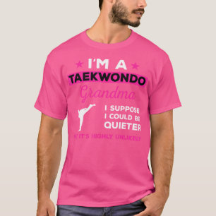 Funny Taekwondo Grandma Karate Martial Arts T Shirt