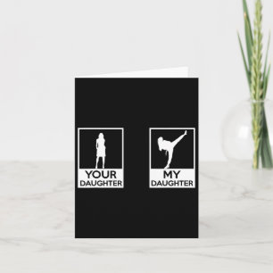 Funny Taekwondo Mamma Pappa Martial Arts Karate-tj Kort