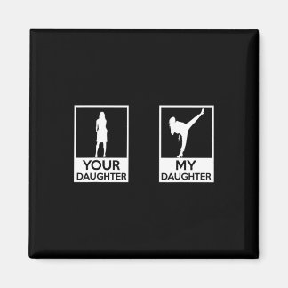 Funny Taekwondo Mamma Pappa Martial Arts Karate-tj Magnet