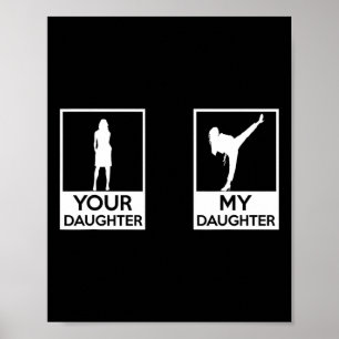 Funny Taekwondo Mamma Pappa Martial Arts Karate-tj Poster