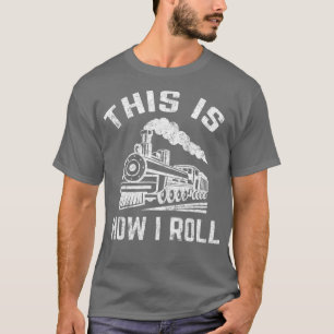 Funny Tåg-konduktor Tåg som tittar på Gift 6 T Shirt