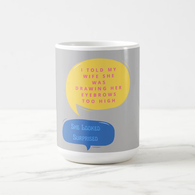 Funny Tal Eyebrows Morphing Mugg (Center)