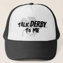 Funny Talk Derby to Me Truckerkeps