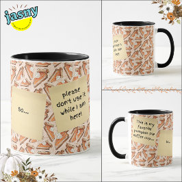 Funny Talking Pumpkin Paj Delar Two Toned Mugg