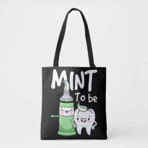 Funny tandkräm Humor Dentist Dental Assistant Tygkasse