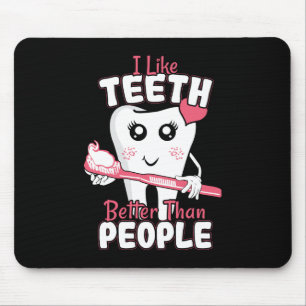 Funny tandläkare - som Teeth bättre än människor Musmatta