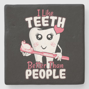 Funny tandläkare - som Teeth bättre än människor Stenunderlägg