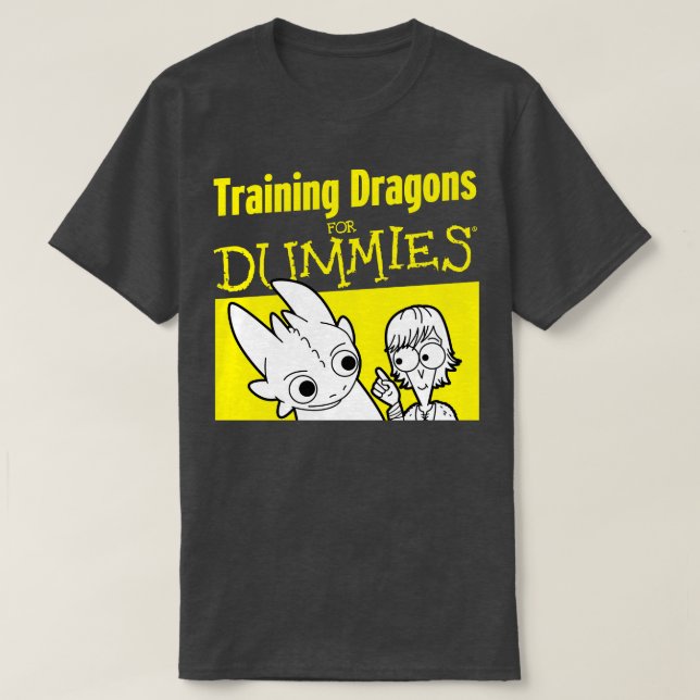 Funny tandlös drakutbildning Bok Älskare Mashup T Shirt (Design framsida)