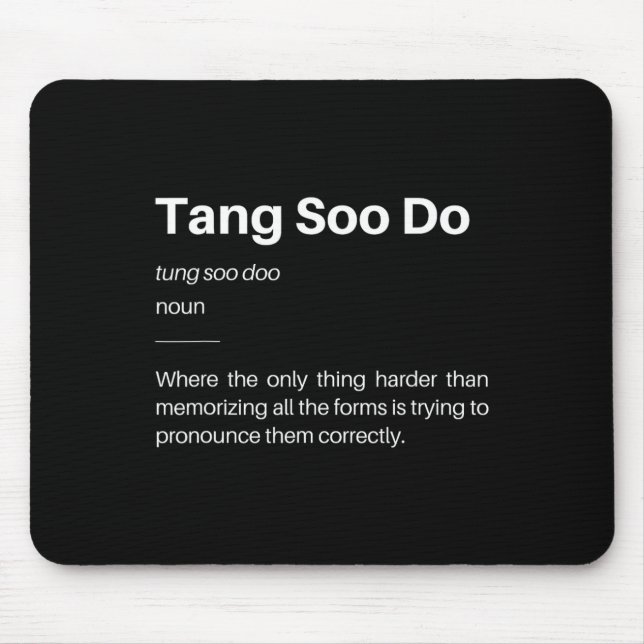 Funny Tang Soo Do Definition Martial Arts Karate S Musmatta (Framsidan)
