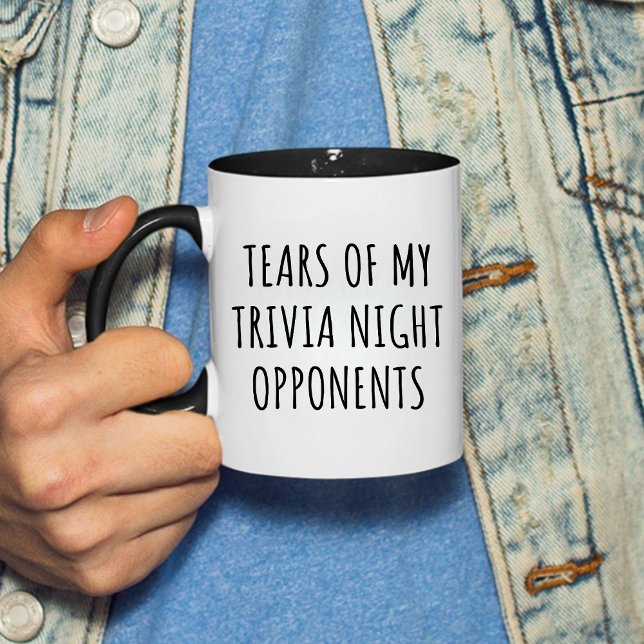 FUNNY, TÅRAR OF MY TRIVIA GRAMMAR NIGHT MOPPONENEN MUGG (Skapare uppladdad)