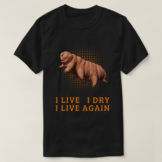 Funny Tardigrade Vatten Bear Microbiology Moss Pig T Shirt (Design framsida)